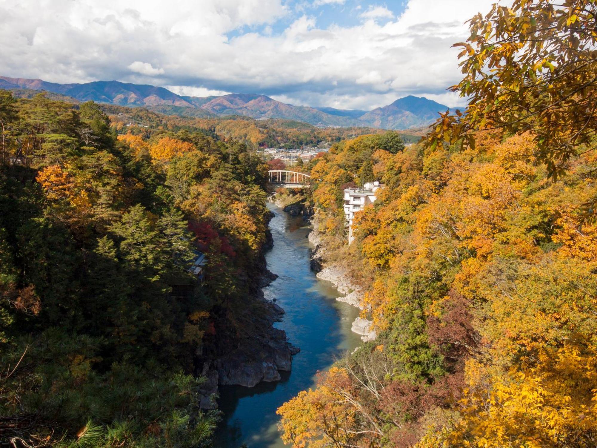 Yoshinotei Hotel Iida Bagian luar foto