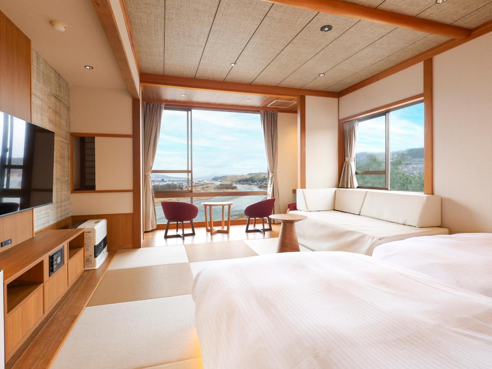 Yoshinotei Hotel Iida Bagian luar foto